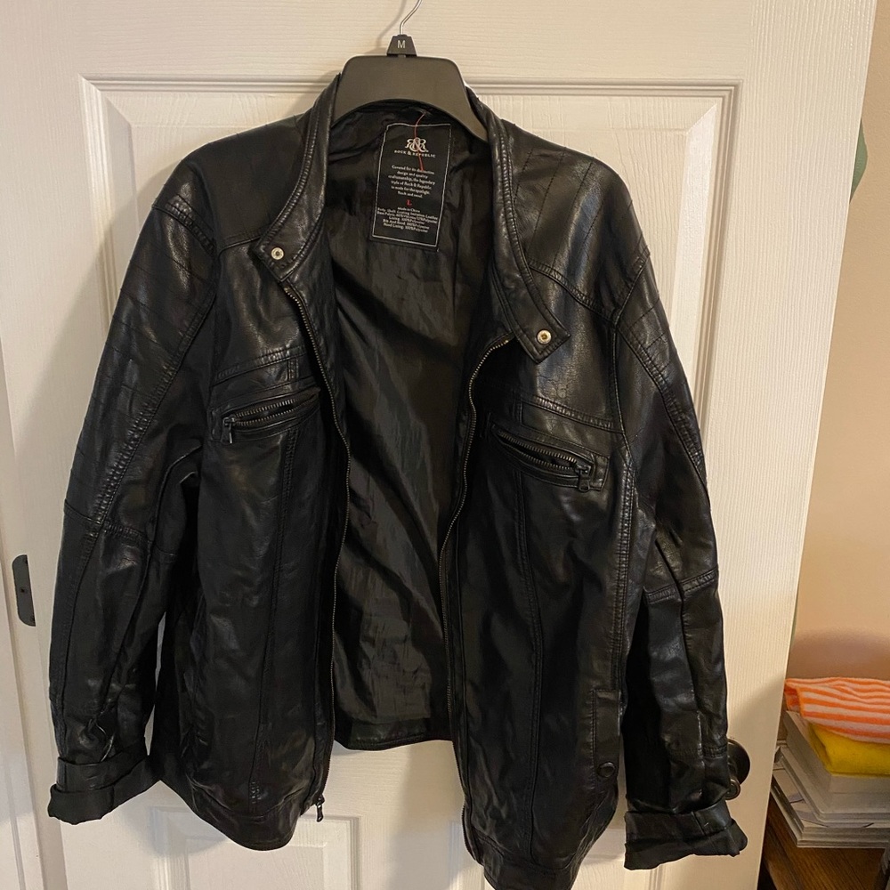 Rock and republic leather jacket